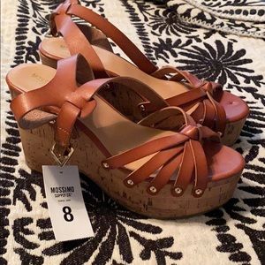 Mossimo leather wedge